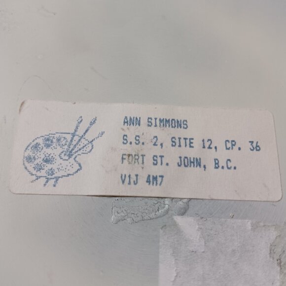 Hand-Painted Rustic Cabin Saw Blade by Ann Simmons – Winter Landscape Art - Picture 8 of 11